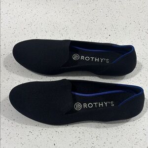 Rothy's Black Flats Comfortable Slip-On Loafers